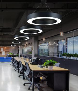 ΦΩΤΙΣΤΙΚΟ LED SIENA CCT ΜΑΥΡΟ